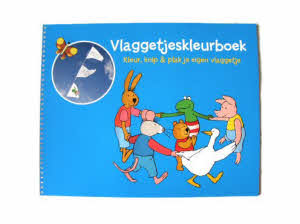 kikker vlaggetjesboek